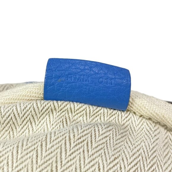 Auth HERMES Victoria 35 Blue Paradise Taurillon Clemence R Handbag - Picture 15 of 16